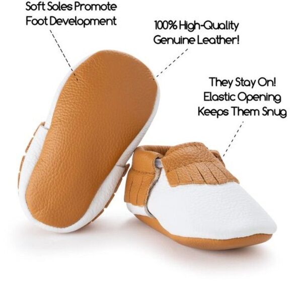 bird Rock Baby Harvest Moccasins - Picture 5 of 7